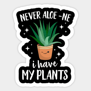 Never Aloe-Ne i Have My Plants Sticker